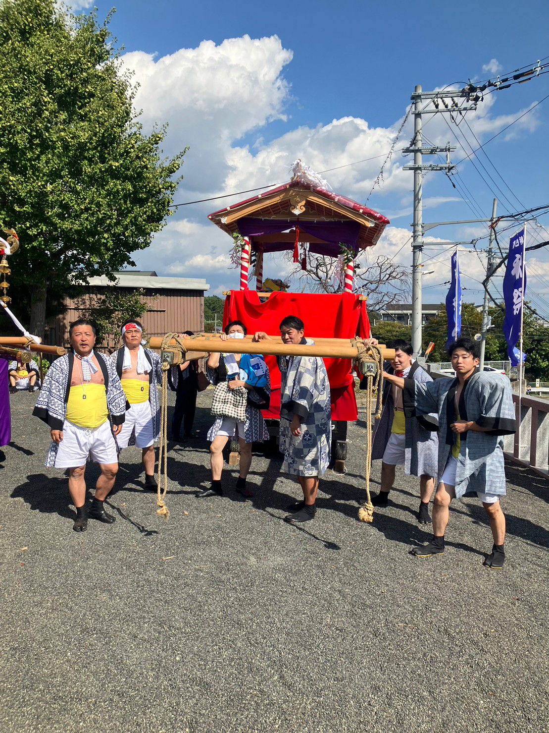 2023年度小野原春日神社秋祭りに参加しました