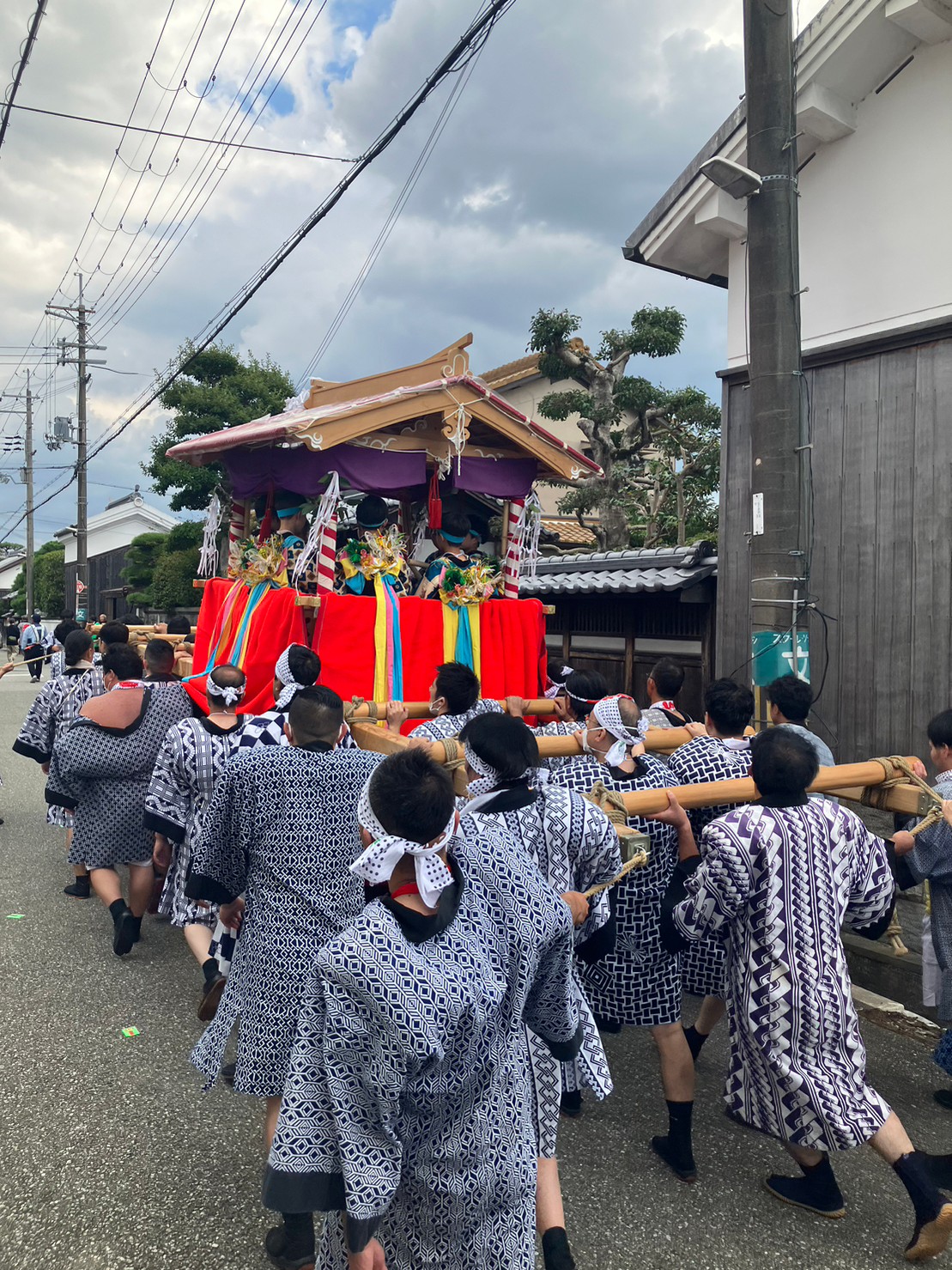 2023年度小野原春日神社秋祭りに参加しました