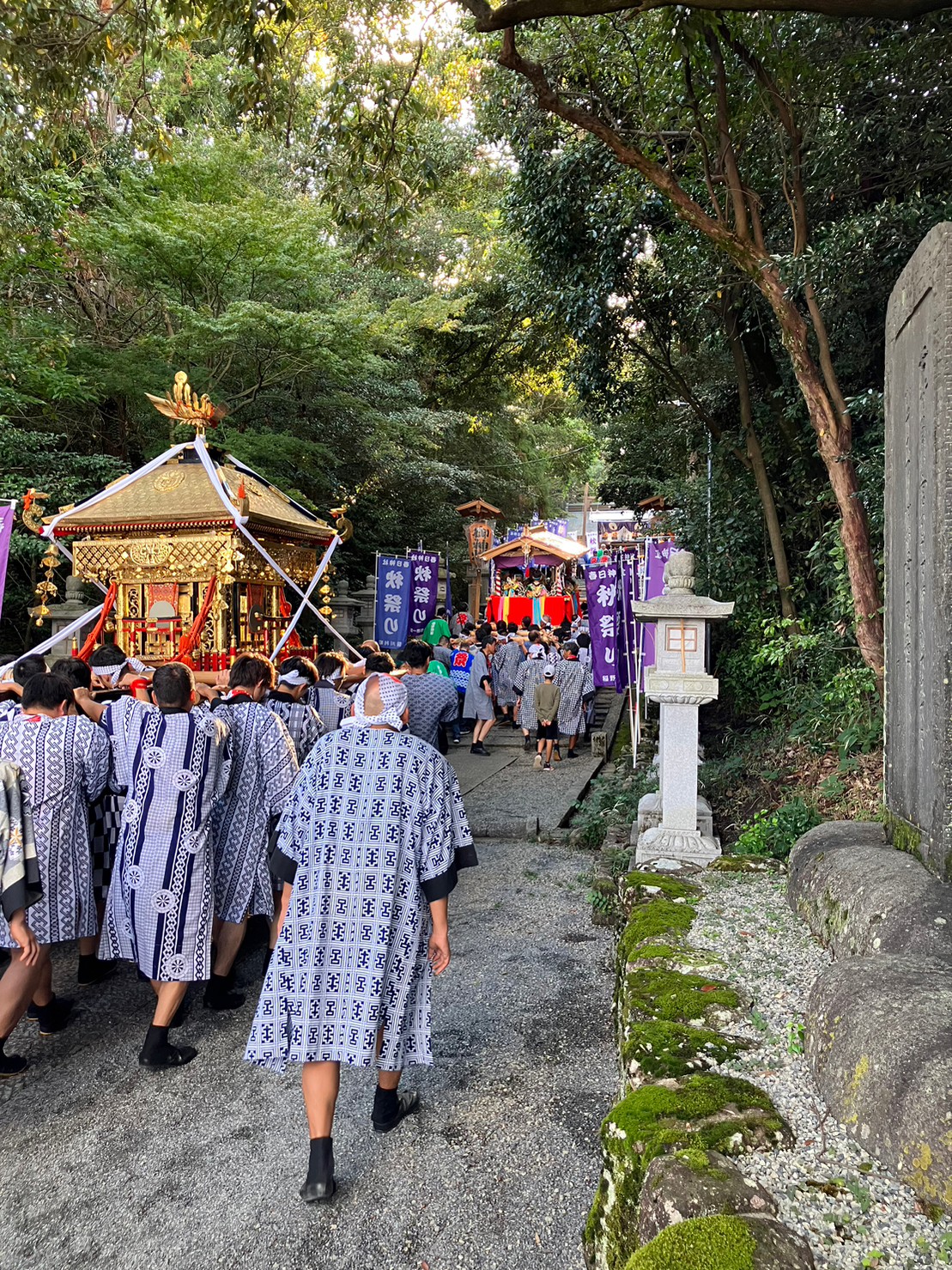 2023年度小野原春日神社秋祭りに参加しました