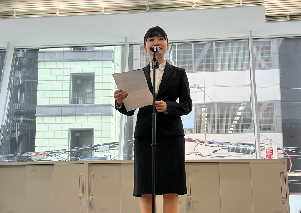 2024年度新入社員配属式を執り行いました。