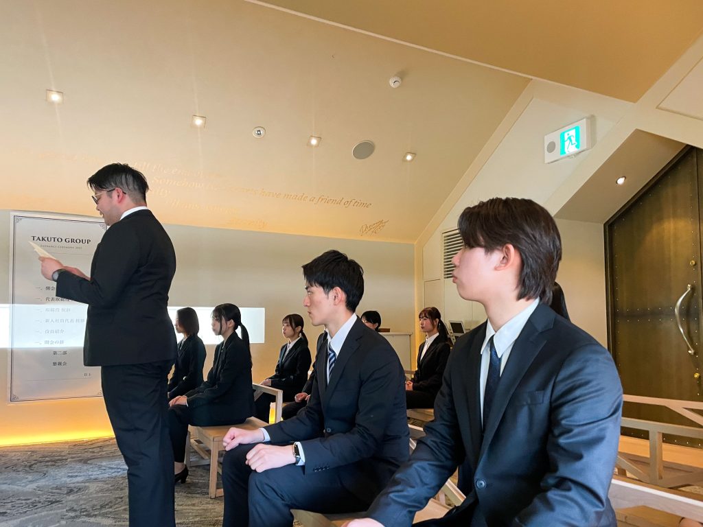 2025年度TAKUTOグループ入社式を執り行いました。