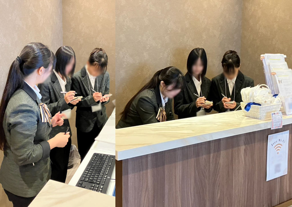 LUXCARE HOTELにて職業体験の受け入れを行いました。